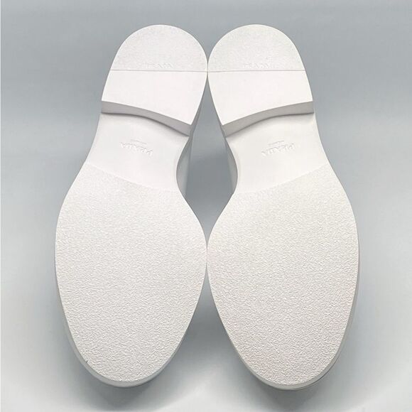 Prada Spazzolato Logo Platform Leather Loafers size 39.5 - Picture 13 of 14